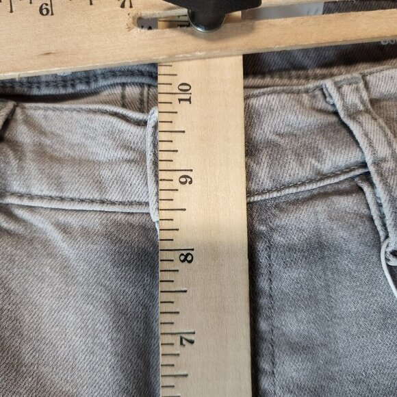 Ovadia & Sons Men's Skinny Jeans 001 In Light Grey Destroyed Size 34 NWT $220‎ - Picture 11 of 12